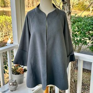 Emmelle Grey 3/4 Sleeve Jacket